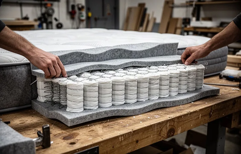 Cómo construimos la estructura interna de nuestros colchones